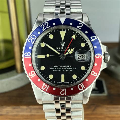 rolex gmt master pepsi vintage|Rolex GMT Master Pepsi price.